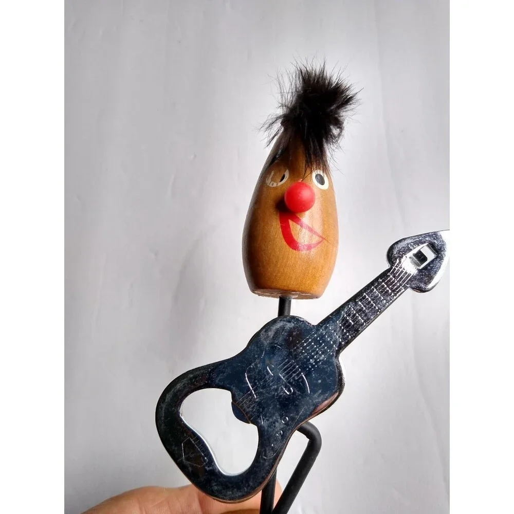 Johnny Guitar Bottle Can Opener Retro Barware Kitsch Japan 1950s-60s Mid Century